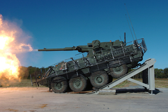 Stryker MGS Fire Control Testing