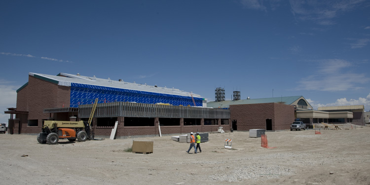 Construction of the $32 million annex to the Lothar Salomon Life Sciences Test Facility continues. The annex will provide additional Biosafety Level 2 and 3 labs for the testing of defenses against biological weapons, such as detectors, decontamination systems, protective clothing, air and water filters and respirators. Completion is expected in fall 2015.