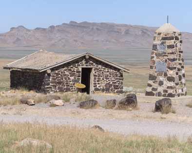 Old stone building that once served as a Pony Express station