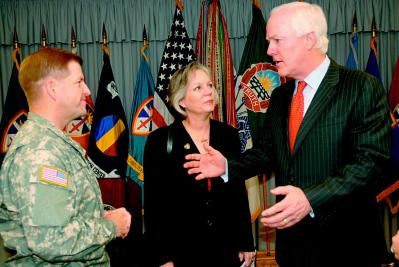 Visit from Cornyn