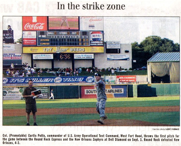 In the strike zone