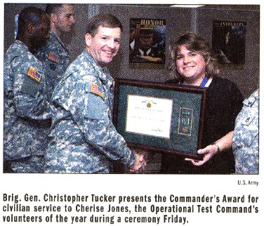 OTC honors volunteers article, cont'd