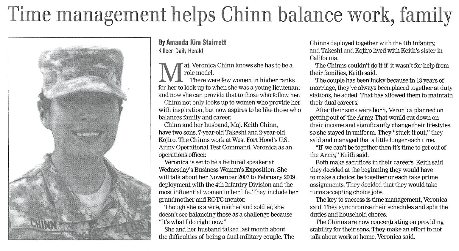 MAJ Chinn article