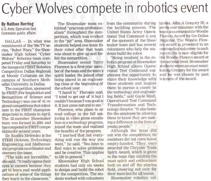 Cyber Wolves article