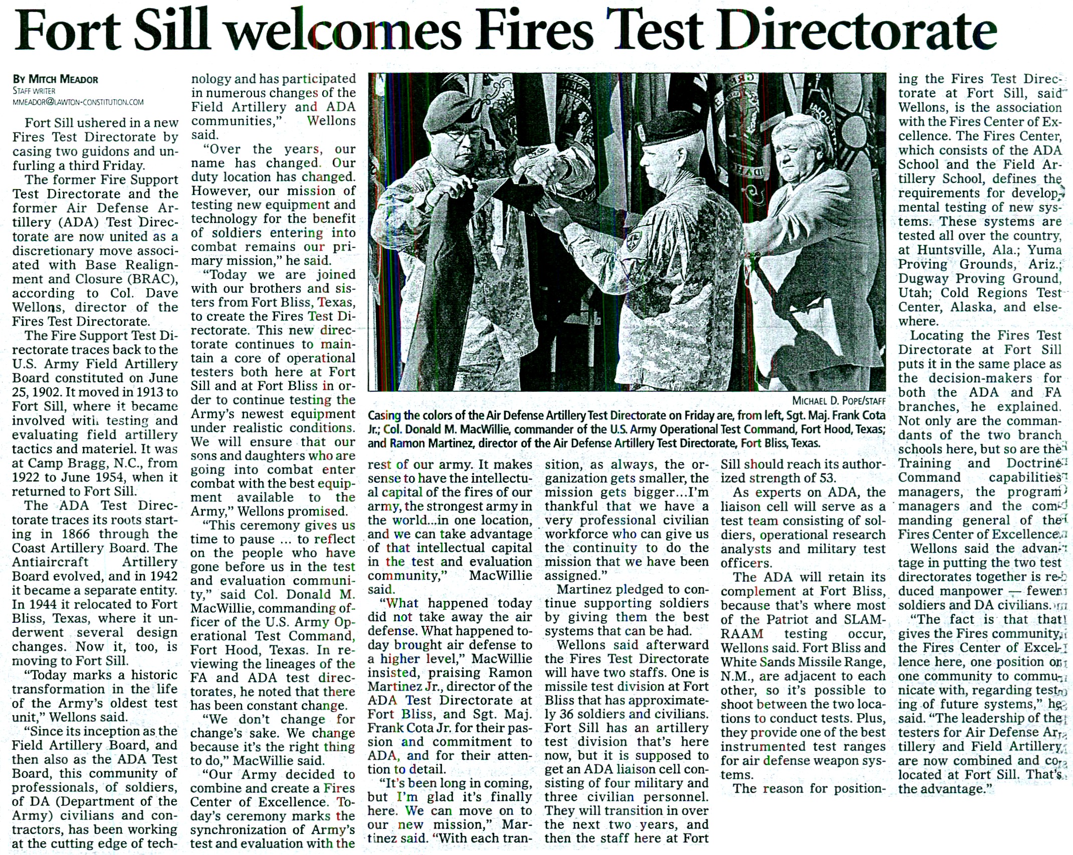 FTD ceremony article