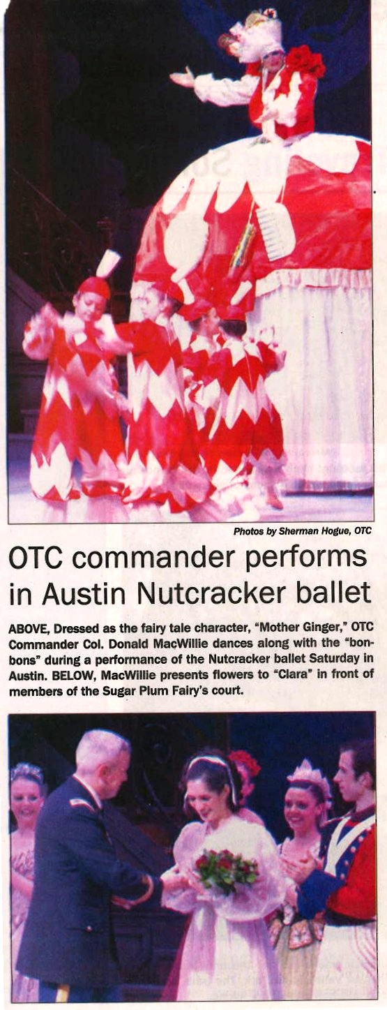 OTC commander in Nutcracker ballet