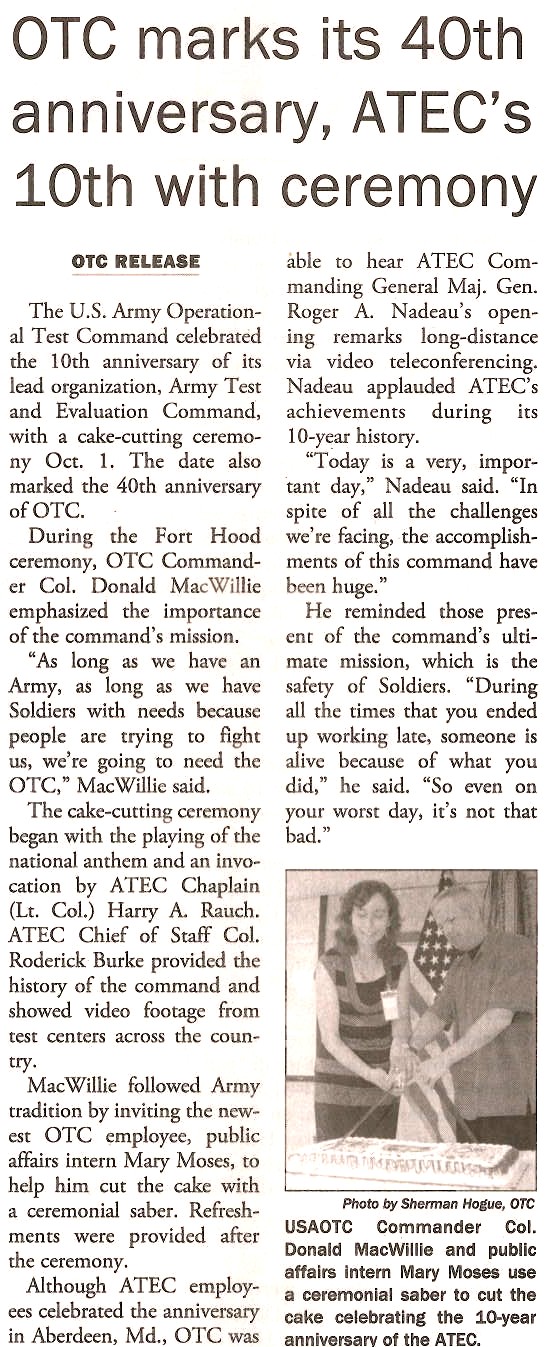 OTC anniversary article