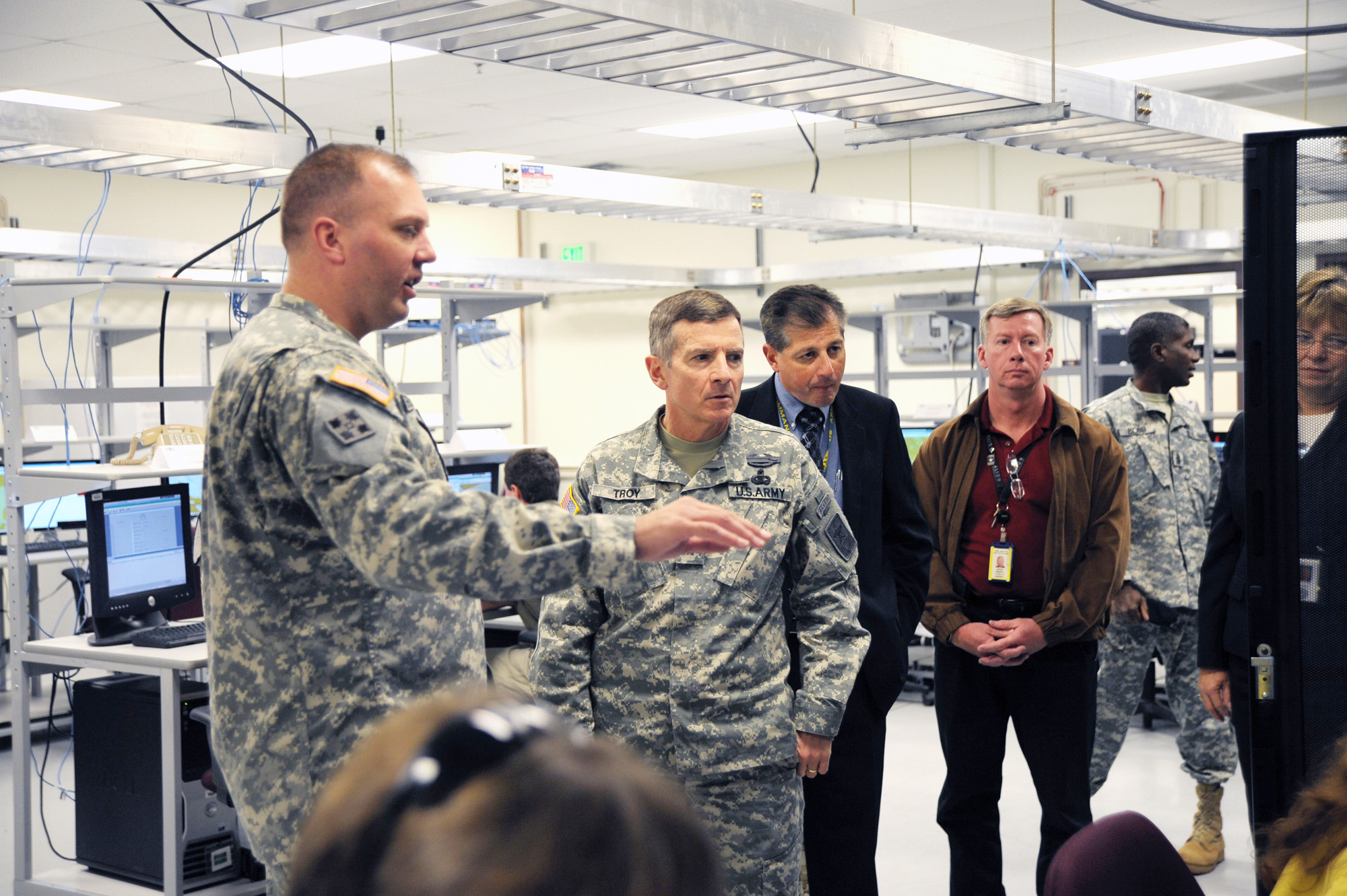 LTG William J. Troy given tour