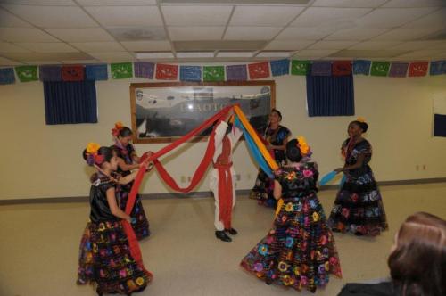 Dancers at Hispanic Heritage celebration