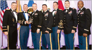 MAJ Brian Jones receives award