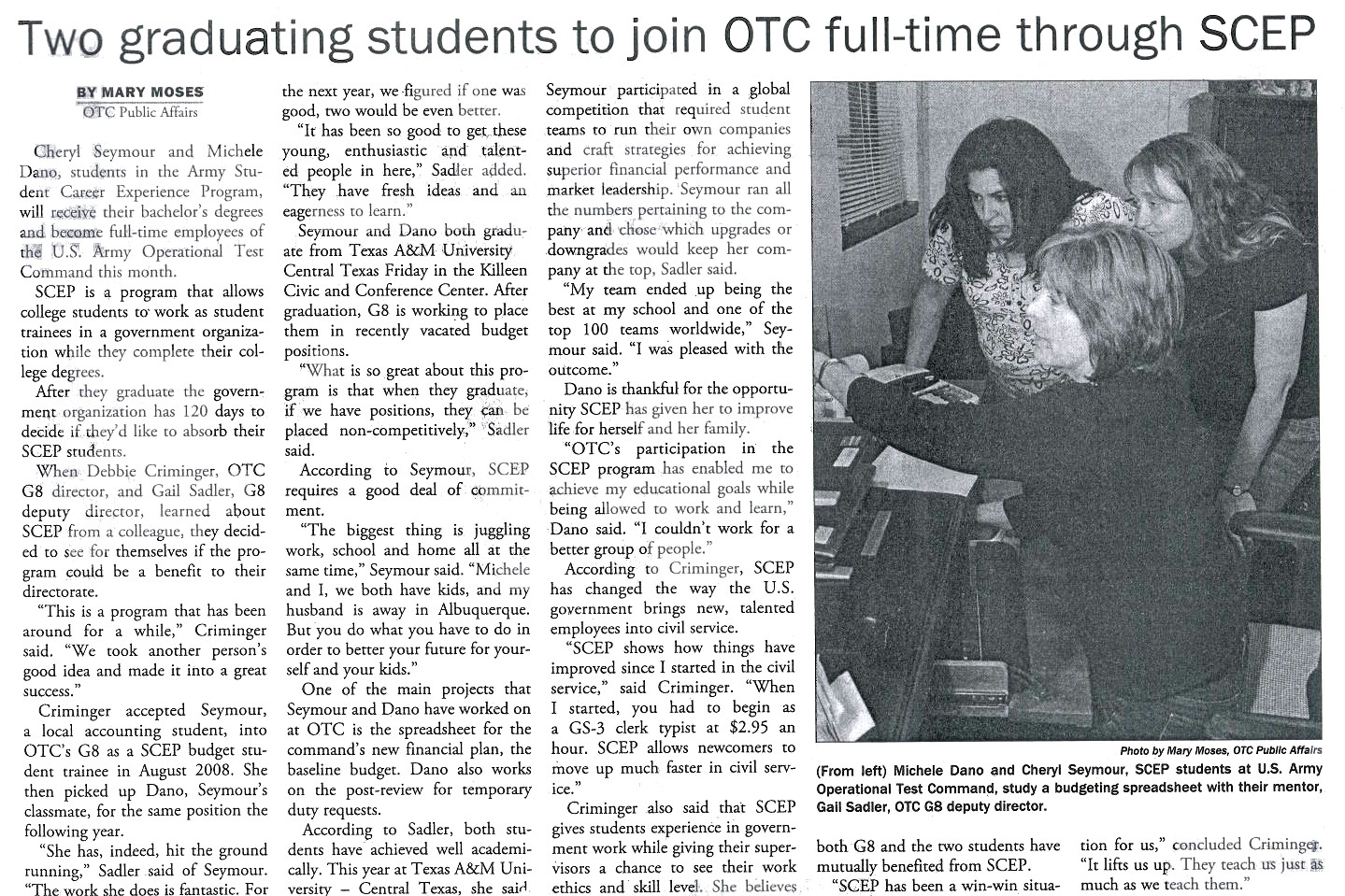 Students to join OTC through SCEP