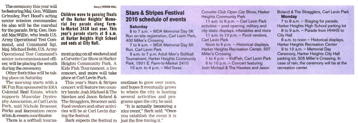 Stars & Stripes festival, cont'd