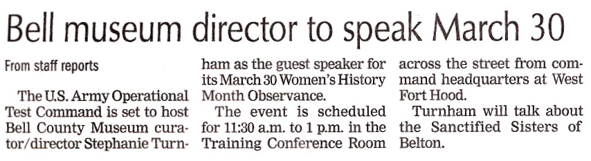 Women's History Month - Bell museum director