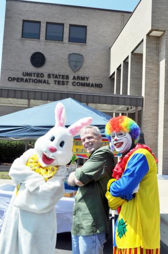 BG MacWillie at Easter party