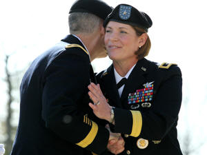 BG Laura Richardson receives first star