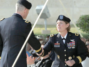 BG Laura Richardson receives first star