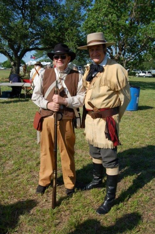 Al Harris poses with Sam Houston IV