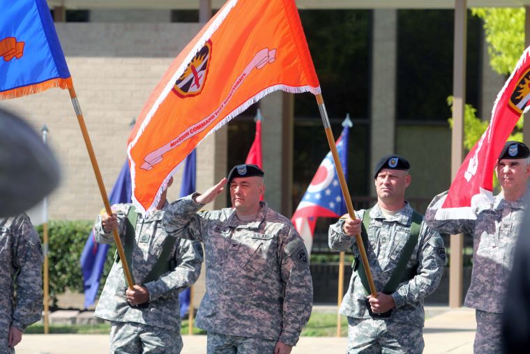 Soldiers from U.S. Army Operational Test Command take part in ceremony