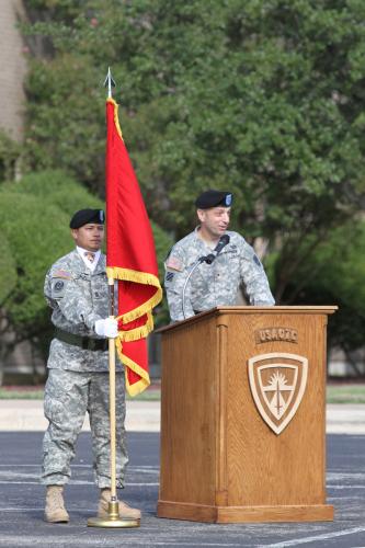 Brig. Gen. Scott A. Spellmon speaks to attendees