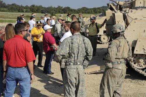 DA civilians receive hands-on experience at Bradley gunnery