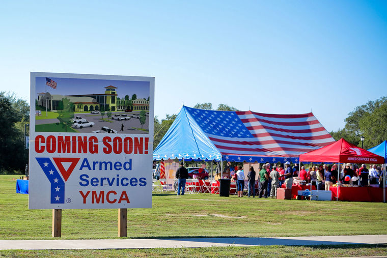 Site of YMCA groundbreaking