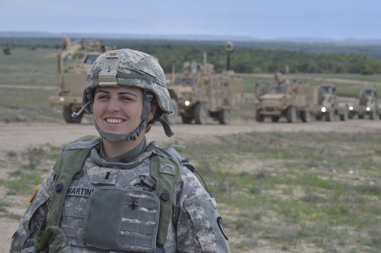 1st Lt. Danielle Martinez talks about her platoon testing MMPV