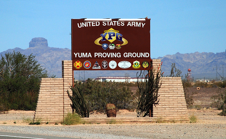 YPG Welcome Sign